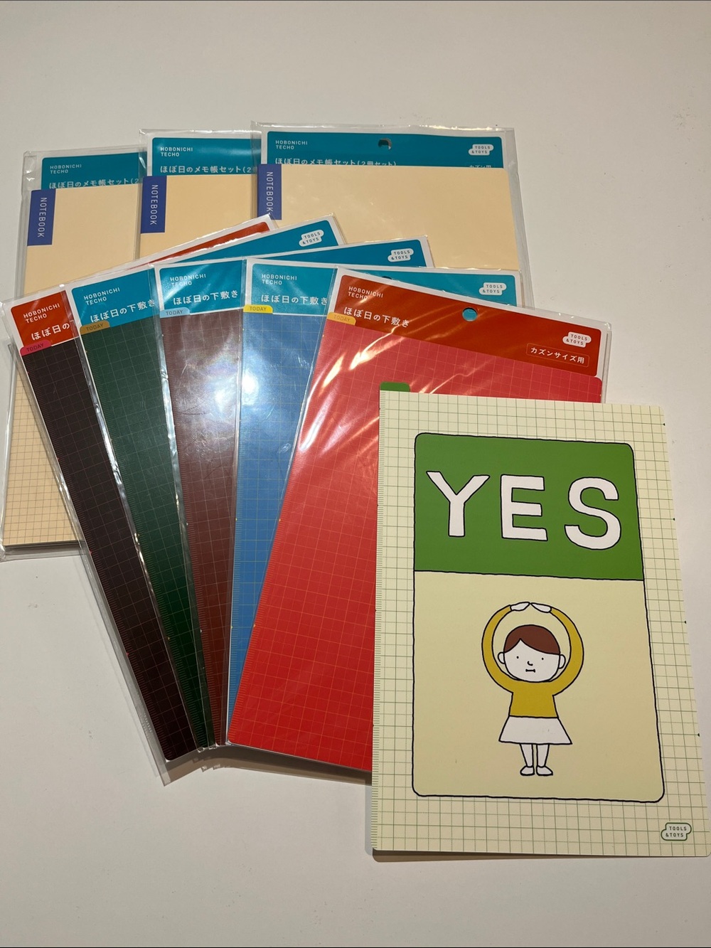NWT Hobonichi Bundle: 6 - (A5) Pencil Writing Boards & 3 - A5 Memo Pad Sets